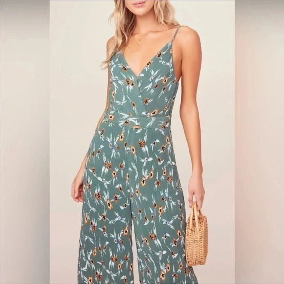 Astr the label plisse floral jumpsuit - Picture 3 of 10